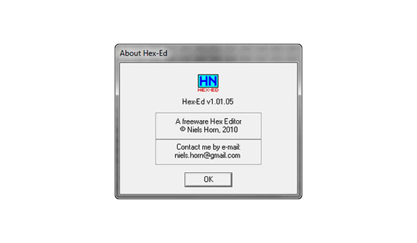 «Hex Editor - Hex-Ed 1.01.05» \ Вкладка «Address»