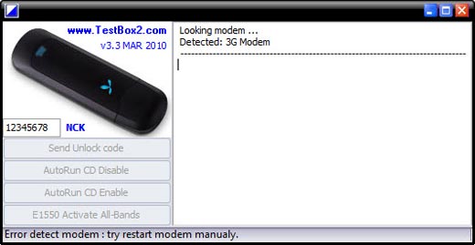 Главное окно программы «Free Huawei Modem Tool 3.3»